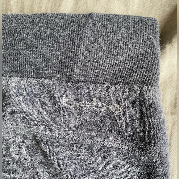 bebe Gray Fuzzy Sweatpants - Picture 4 of 5